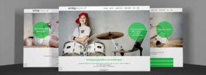 Mit Karten Schlagzeug spielen lernen, das geht mit den eigens von Schlag das Zeug entwickelten musikpädagogischen Spielkarten, das Webdesign und Programmierung in Word Press kommt von unserer Design Agentur Köln